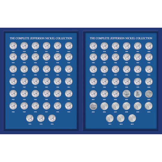 Complete Jefferson Nickel Year Collection 1938-2017
